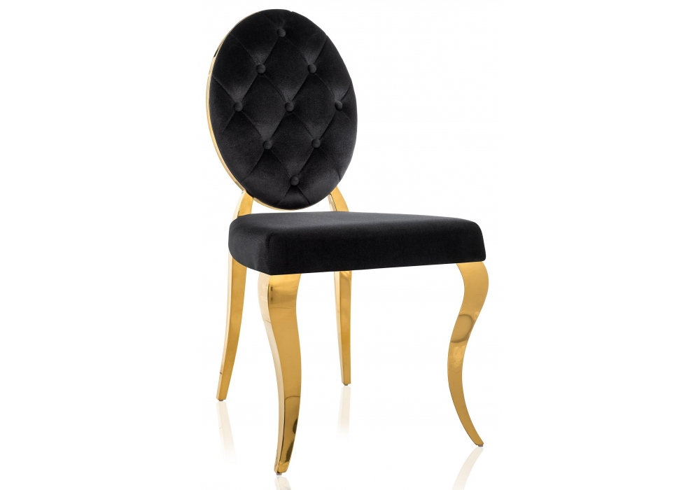 Стулья, Стул Odda черный/золотой