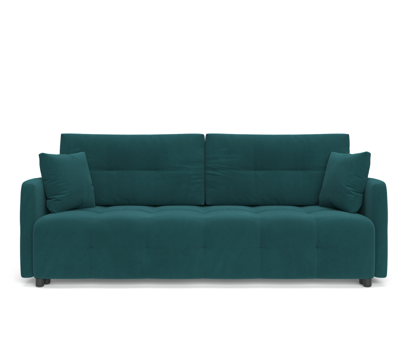 Диваны с ящиком для белья, Диван-кровать Квадро, велюр