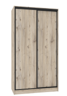 Шкафы-купе 2-х дверные, Шкаф-купе 2-дв  Домашний 1200 лдсп/лдсп  (в2295*ш1232*г595)