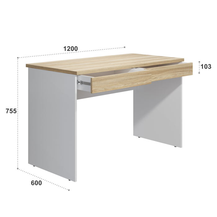 Прямые, Стол письменный Скайлайт СЛ-20К