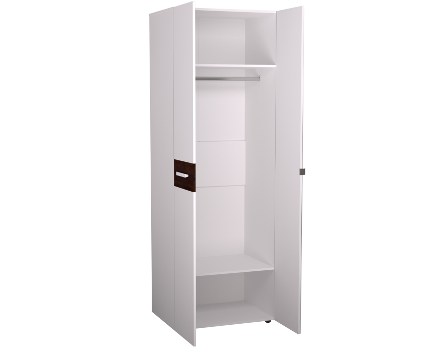 Шкафы двухстворчатые, Норвуд 54 Шкаф для одежды 2-дв Стандарт+Зеркало