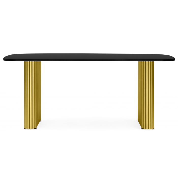 Обеденные столы, Деревянный стол Бавария 160*90 (золотые ноги)