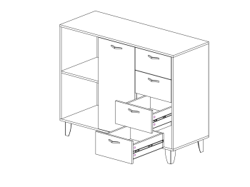 Комод Катрин-12