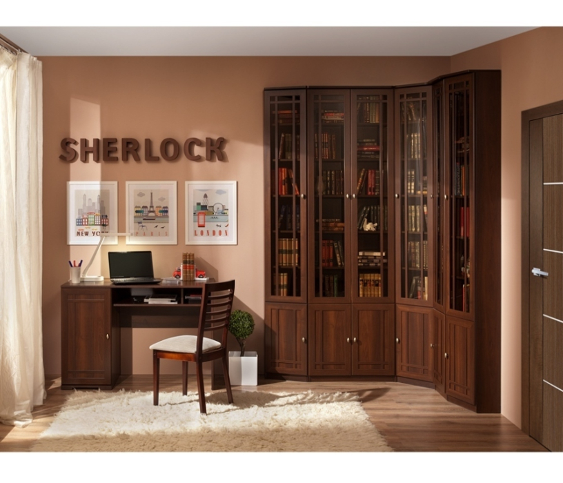 Домашние кабинеты, Библиотека Sherlock (Шерлок). Компоновка 1. 