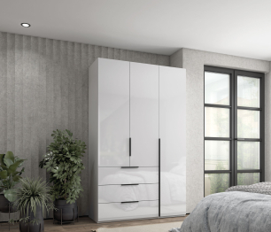 Шкаф 3-х дверный с ящиками, 135 см Люкс