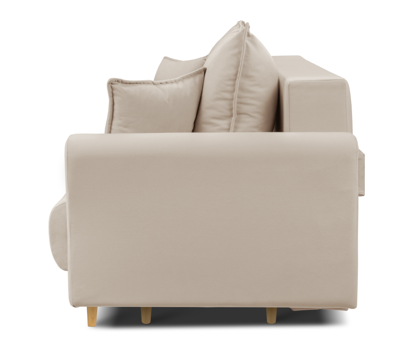 Диваны еврокнижки, Диван кровать прямой со спальным местом "Мия", микровелюр