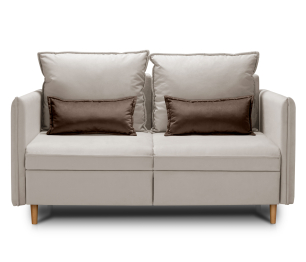 Диван кровать прямой со спальным местом Оливер 120, микровелюр