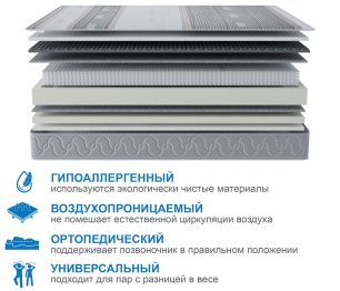 Столлайн / Матрас Корсика-Лайт в чехле Magnetic 1200х2000