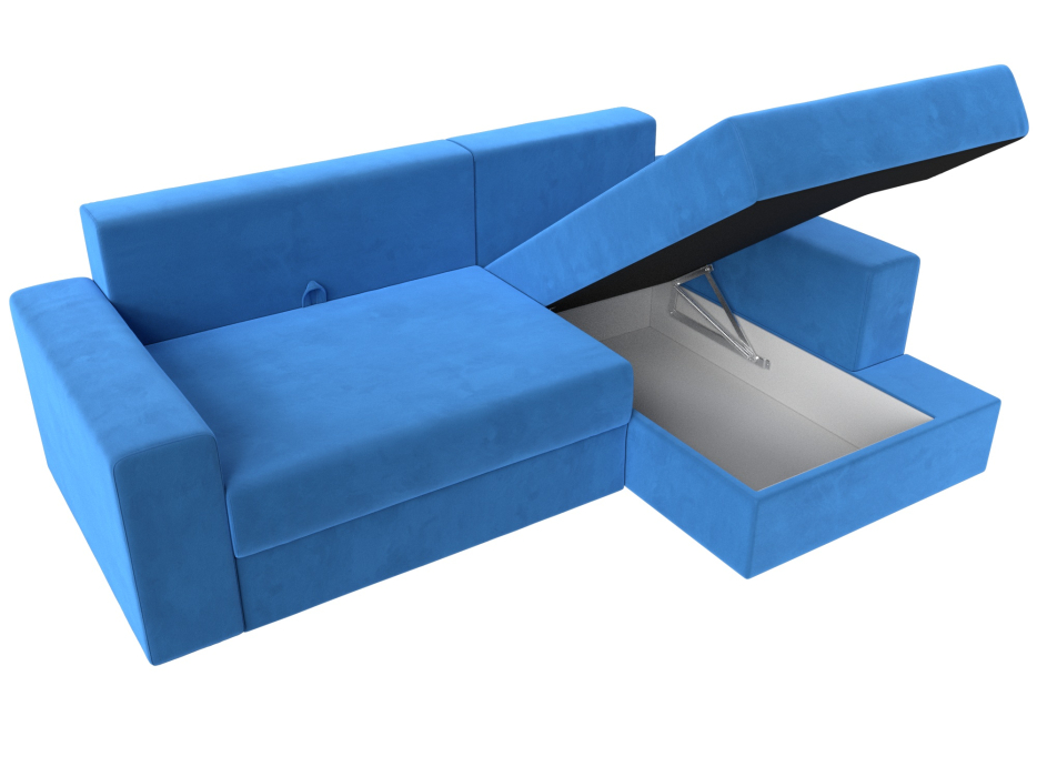 Диваны угловые в гостиную, Угловой диван Майами правый угол, велюр