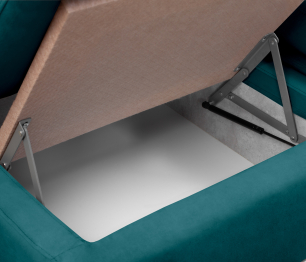 Диван модульный Борнео со спальным местоп П-образный, велюр