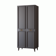 Шкафы распашные, Шкаф в спальню 2х дверный Валенсия (золото)