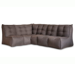 Модульный диван SHAPE (бескаркасный) угловой +3