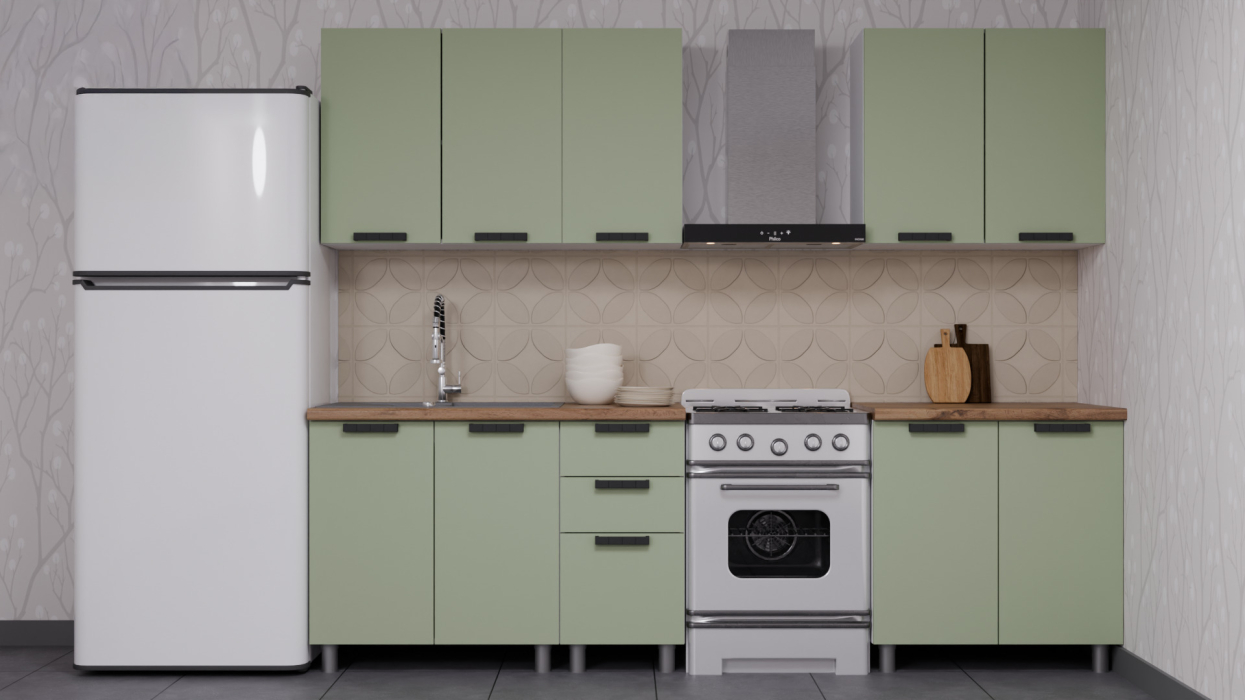 Кухонные гарнитуры, ГК Аленушка 2м Лаванда