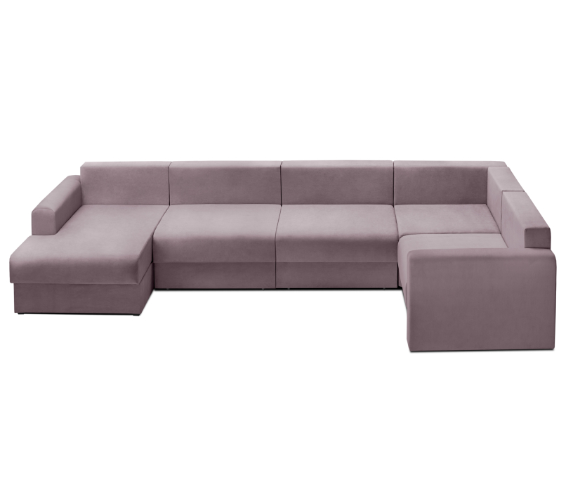 Диваны угловые в гостиную, Диван модульный со спальным местом Мэдисон П-образный