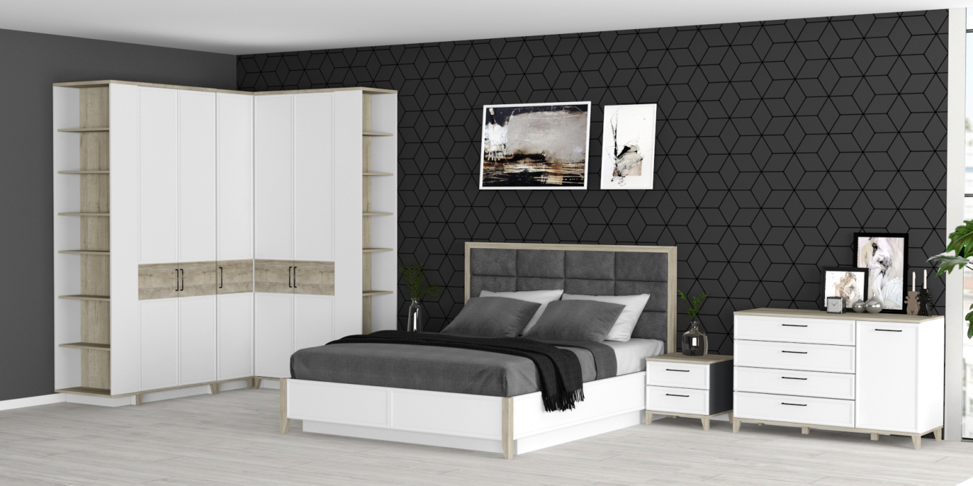 Кровати, Модульная система AURELIO (модуль 307) Кровать Люкс 1600 с п/м