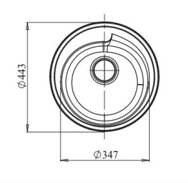 Мойка GranFest RONDO GF-R450