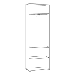 Шкаф для одежды Октава 13.338