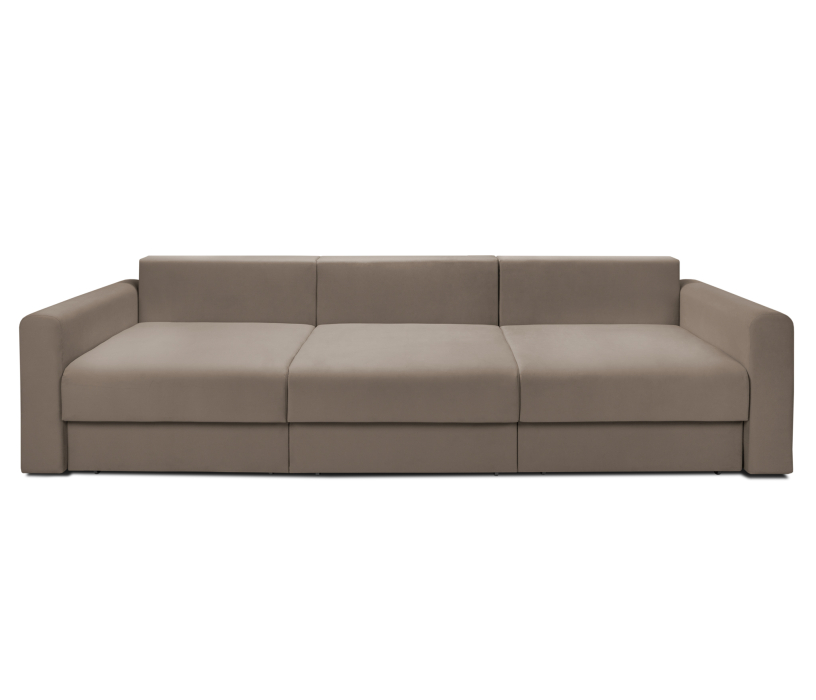 Диваны еврокнижки, Диван кровать прямой модульный Мэдисон, велюр