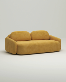 Диван Форест 225 см в обивке искусственный мех HUSH