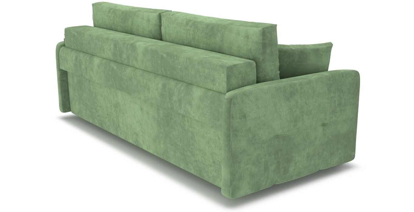 Диваны с ящиком для белья, Диван-кровать Квадро, велюр