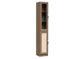 Со стеклянными дверями, Шкаф ШК-1/7-1800