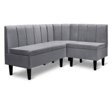 Кухонные уголки, Диван угловой Лео, микровелюр