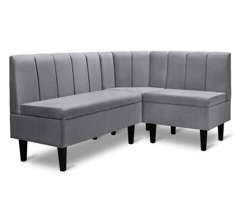 Кухонные уголки, Диван угловой Лео, микровелюр