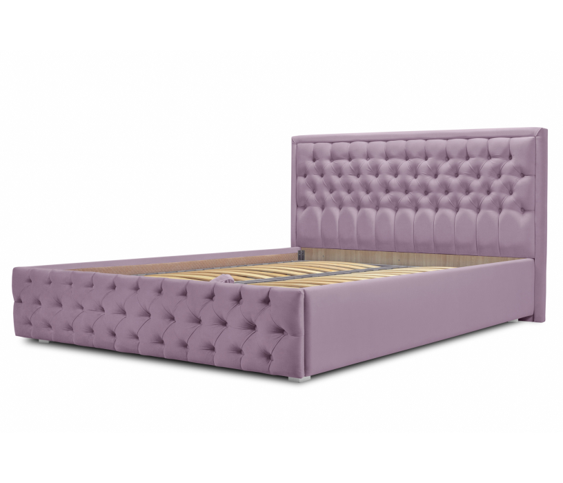 Мягкая кровать, Кровать с мягким изголовьем  Флоренция 1400 с подъемным механизмом