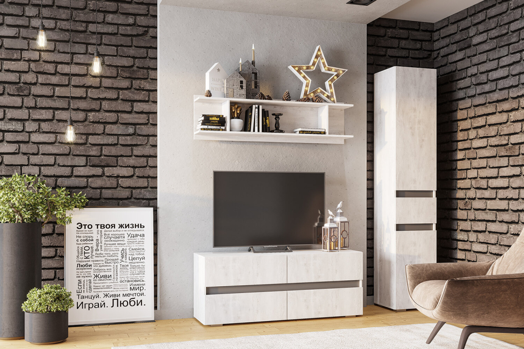 Настенные полки, Полка навесная Мрия