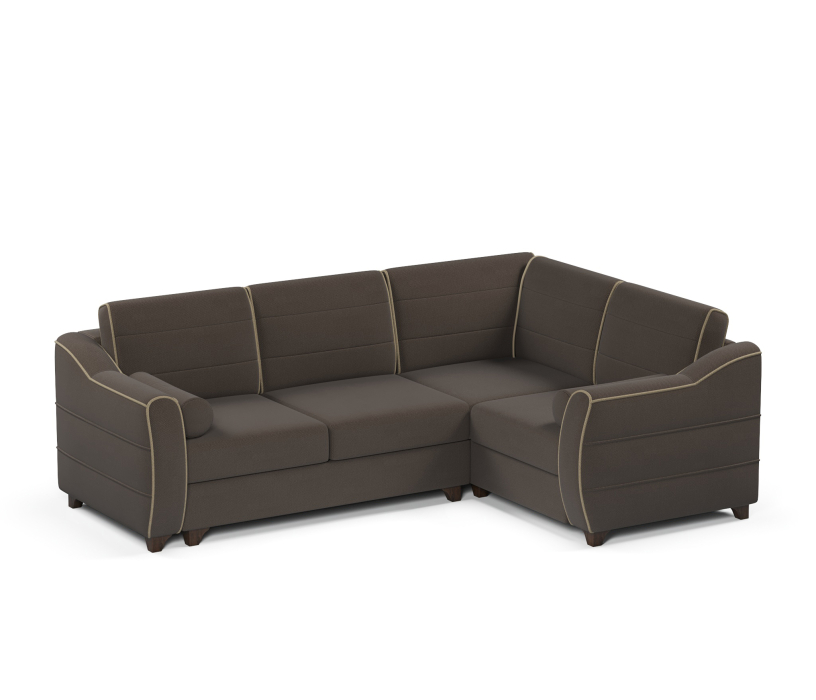 Диваны угловые в гостиную, Диван-кровать угловой Френсис еврокнижка, велюр