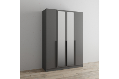 Распашной шкаф с зеркалом Мадрид 1,6м