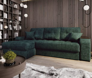 Угловой диван-кровать Лас-Вегас левый, шенилл