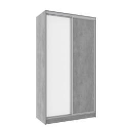 Шкаф-купе 2-дв  Домашний 1200 зеркало/лдсп  (в2295*ш1232*г595)