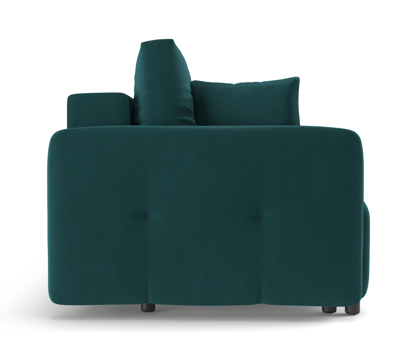 Диваны с ящиком для белья, Диван-кровать Квадро, велюр