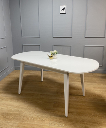 Стол Kenner 1300M раздвижной, стекло глянец