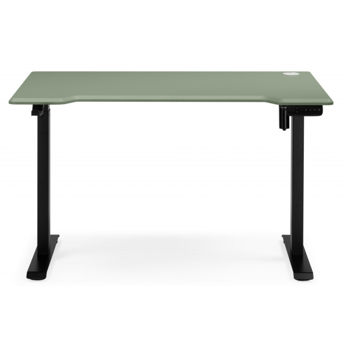 Прямые компьютерные столы, Компьютерный стол Маркос с механизмом подъема 140х80, черный