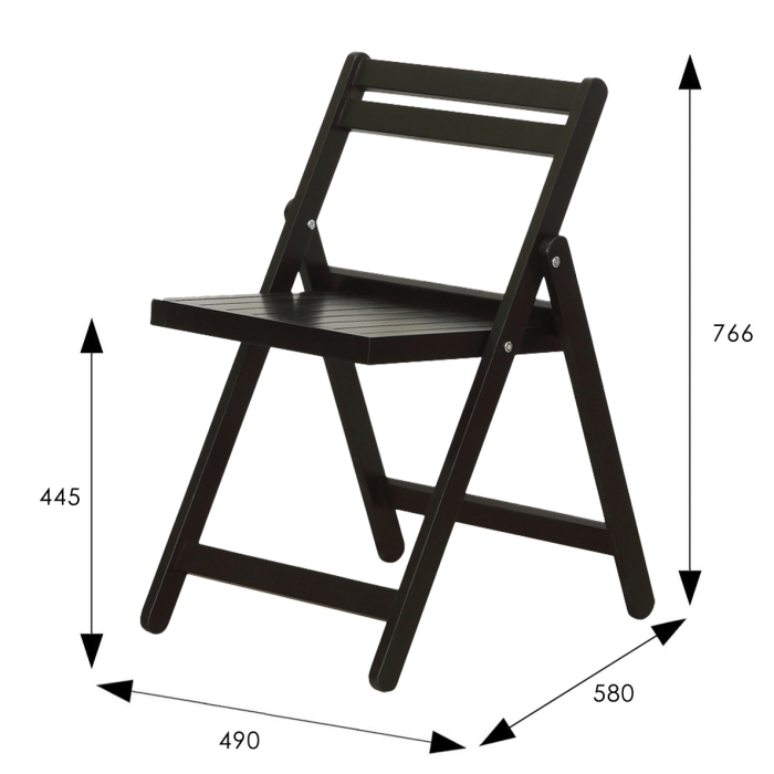Стулья, Стул-раскладной Массив венге