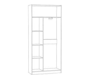 Шкаф для одежды Ливерпуль