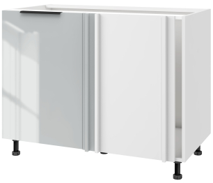 Тумба напольная угловая 105 х 82 см (фасад 45 см)