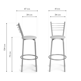 Барный стул Sadov, Искусственная кожа