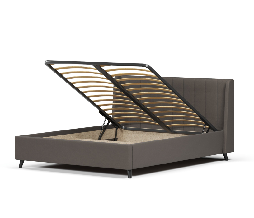 Мягкая кровать, Кровать Милла 180, велюр