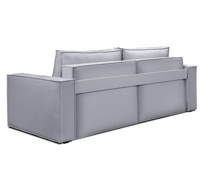 Диваны угловые в гостиную, Диван угловой Чикаго со спальным местом, микровелюр