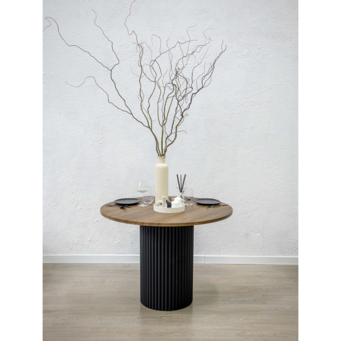 Обеденные столы, Стол Барел 100 (черные ноги)