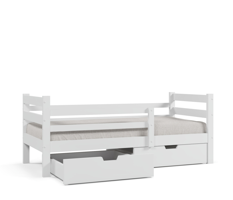 Кровати одноярусные, Кровать Джерри 90*200, массив сосны