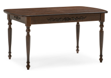 Обеденные столы, Стол деревянный Бевье орех темный/орех