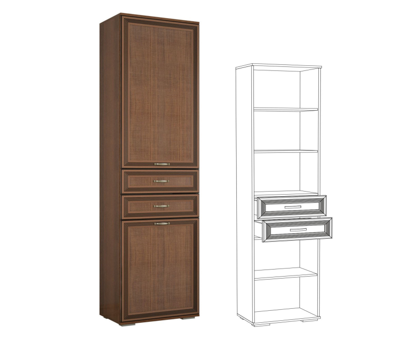 Шкафы пеналы, ЛШ-3 Пенал с ящиками Ливорно