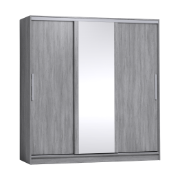 Шкаф-купе 3-дв  Strike 2000 зеркало/лдсп  (в2105*ш2000*г595)