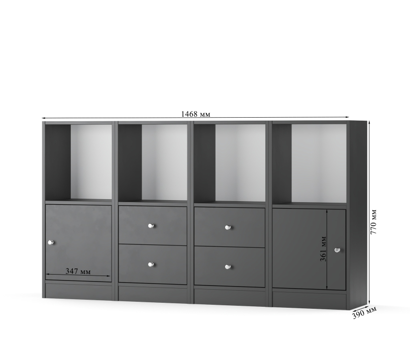 ТВ-тумбы, Комод Стеллаж Билли А1322