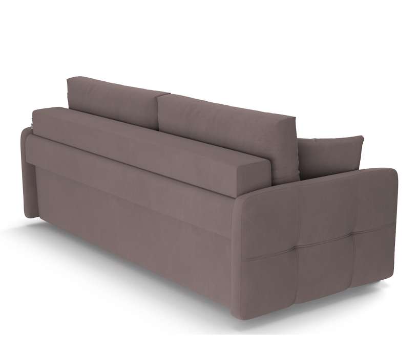 Диваны с ящиком для белья, Диван-кровать Квадро, велюр