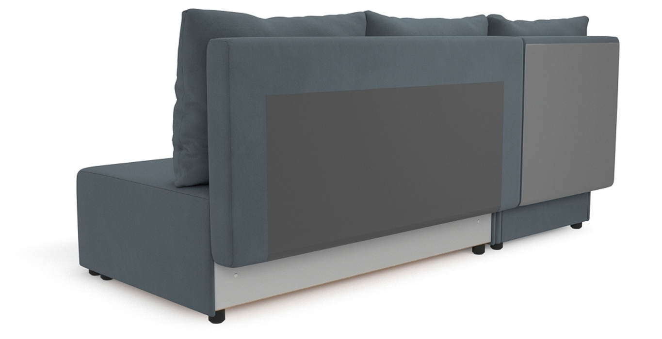 Диваны угловые в гостиную, Угловой диван Каир Lux, велюр, левый